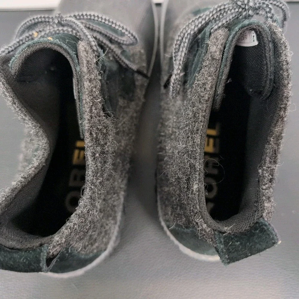 Sorel Out N About Plus LL3650 Black Wool Waterproof Duck‎ Rain boots Size 7.5